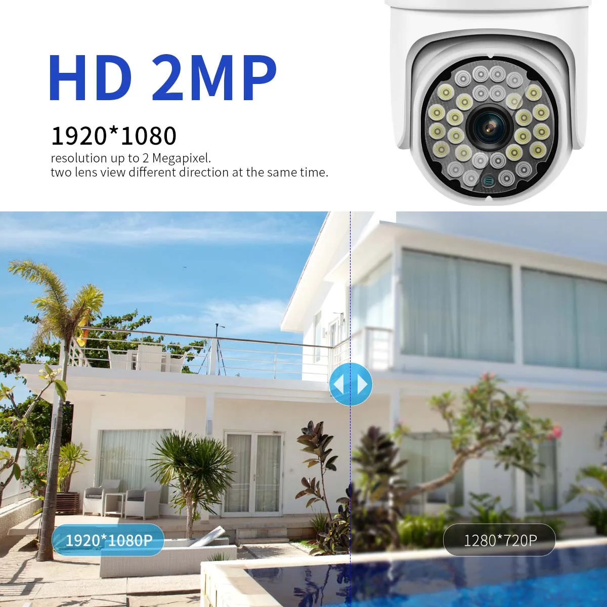 2MP 1080P YiLot APP 5G Wireless PTZ IP Dome Camera AI Humanoid Detection Full Color Home Security CCTV Baby Monitor
2MP 1080P YiLot APP 5G Wireless PTZ IP Dome Camera AI Humanoid Detection Full Color Home Security CCTV Baby Monitor