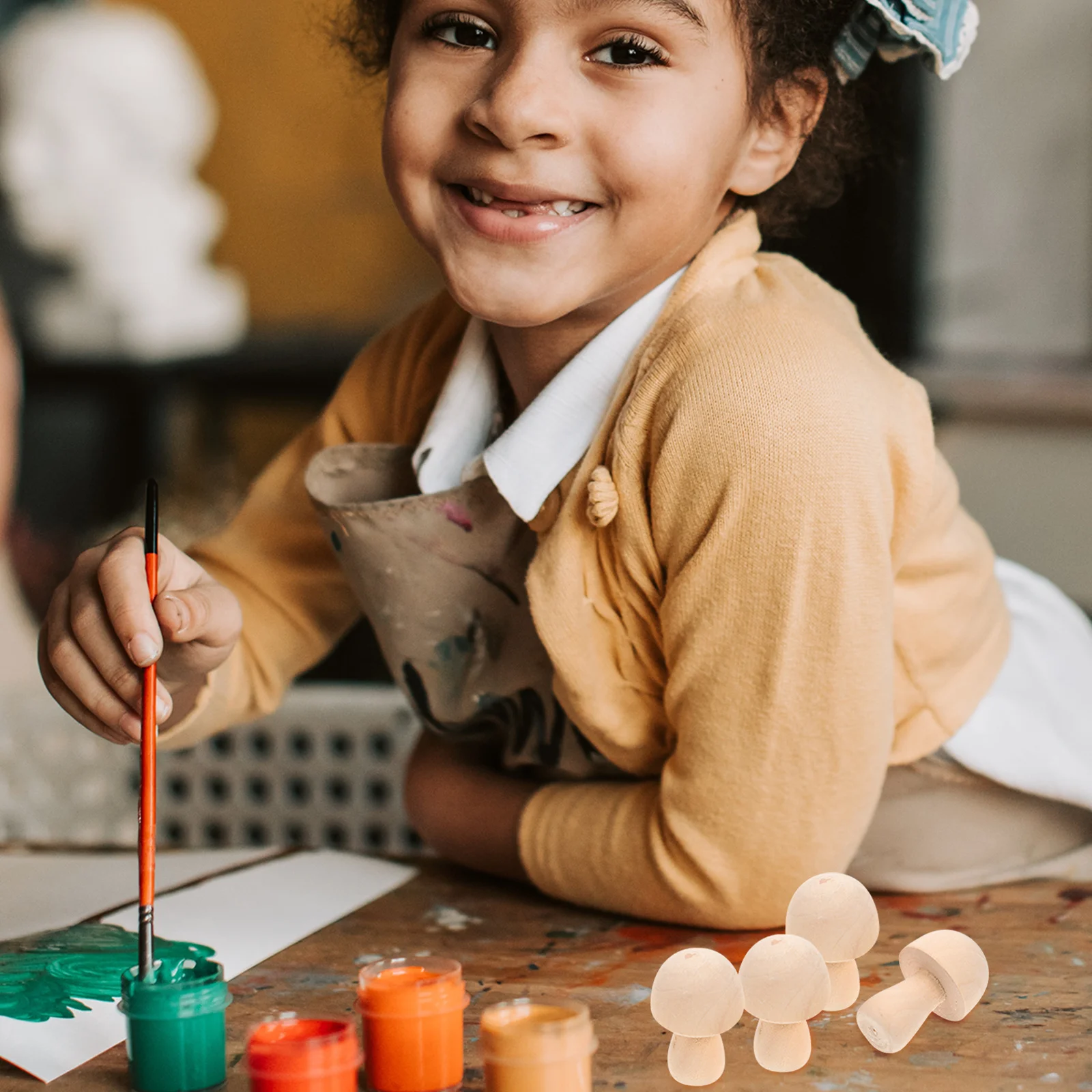 10Pcs Blank Wooden Mushrooms Set Mini Adorns for Creative Table Decoration and Handmade Keepsake Unfinished Mushroom Models
10Pcs Blank Wooden Mushrooms Set Mini Adorns for Creative Table Decoration and Handmade Keepsake Unfinished Mushroom Models