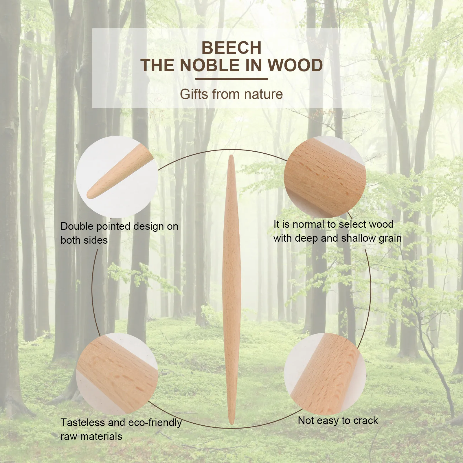 39Cm 2.8Cm Wooden Rolling Pin Solid Wood Dough Pastry Roller For Fondant Cake Noodle Baking Tool Kitchen Supplies Utensil
39Cm 2.8Cm Wooden Rolling Pin Solid Wood Dough Pastry Roller For Fondant Cake Noodle Baking Tool Kitchen Supplies Utensil