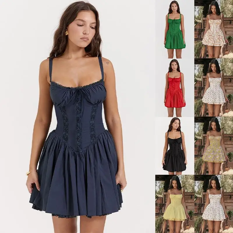 Women's Sexy Patchwork Lace Susps Dr mid Waist Polyester Fiber Svel Square Collar Busin Home Wear
Women's Sexy Patchwork Lace Susps Dr mid Waist Polyester Fiber Svel Square Collar Busin Home Wear