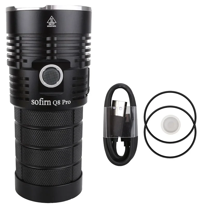 *Sofirn Q8 Pro Powerful 11000 Lumen USB C Rechargeable 18650 Flashlight 4* XHP50.2 LEDs Anduril 2 UI Torch with Reverse Charge
*Sofirn Q8 Pro Powerful 11000 Lumen USB C Rechargeable 18650 Flashlight 4* XHP50.2 LEDs Anduril 2 UI Torch with Reverse Charge