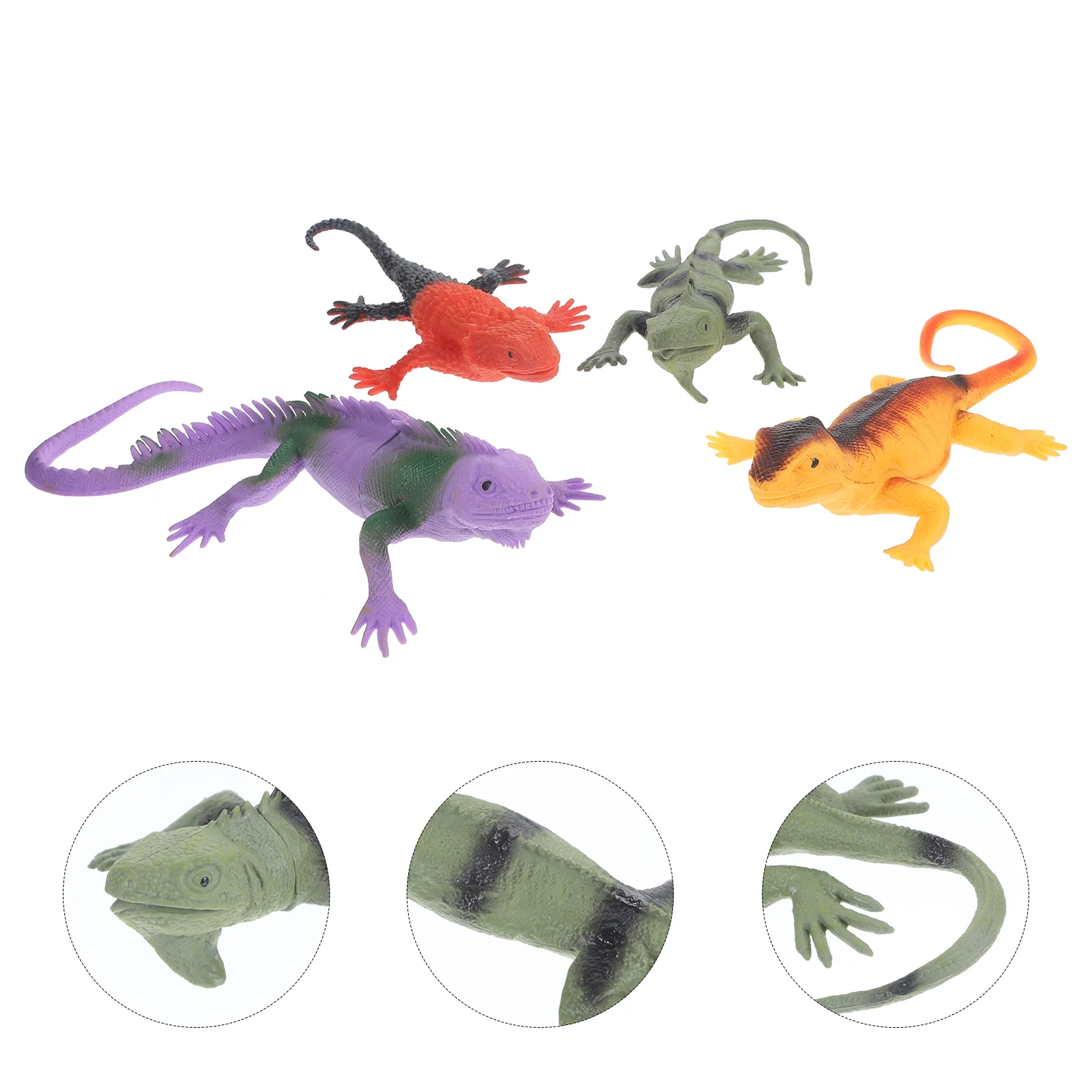 4 Pcs Lizard Model Toy Statuette Artificial Ornament Figures Decor Plastic Simulation
4 Pcs Lizard Model Toy Statuette Artificial Ornament Figures Decor Plastic Simulation