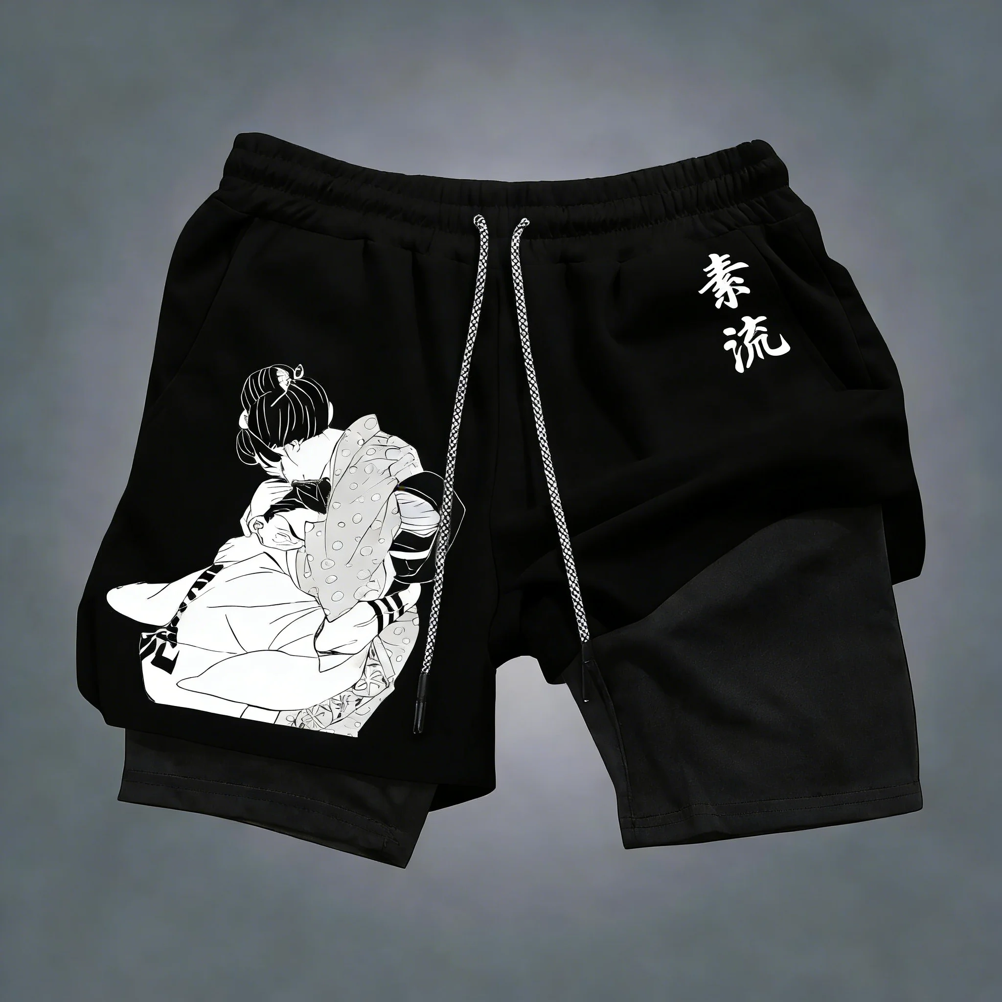 Мужские летние шорты 2-в-1 Demon Slayer Anime Collaboration 2026: Новые, быстросохнущие, эластичные, для фитнеса и тренировок
Мужские летние шорты 2-в-1 Demon Slayer Anime Collaboration 2026: Новые, быстросохнущие, эластичные, для фитнеса и тренировок
