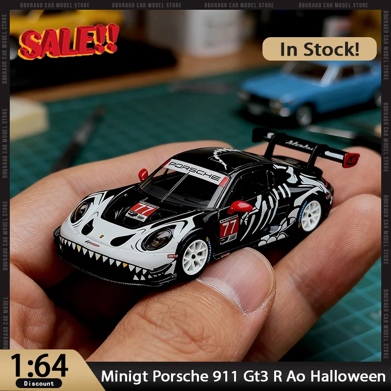 New In Stock Tsm Minigt 1:18/43/64 Porsche 911 Gt3 R Ao Racing 77# Halloween Paint #1143 Le Mans Model Miniature Diecast Gift
New In Stock Tsm Minigt 1:18/43/64 Porsche 911 Gt3 R Ao Racing 77# Halloween Paint #1143 Le Mans Model Miniature Diecast Gift