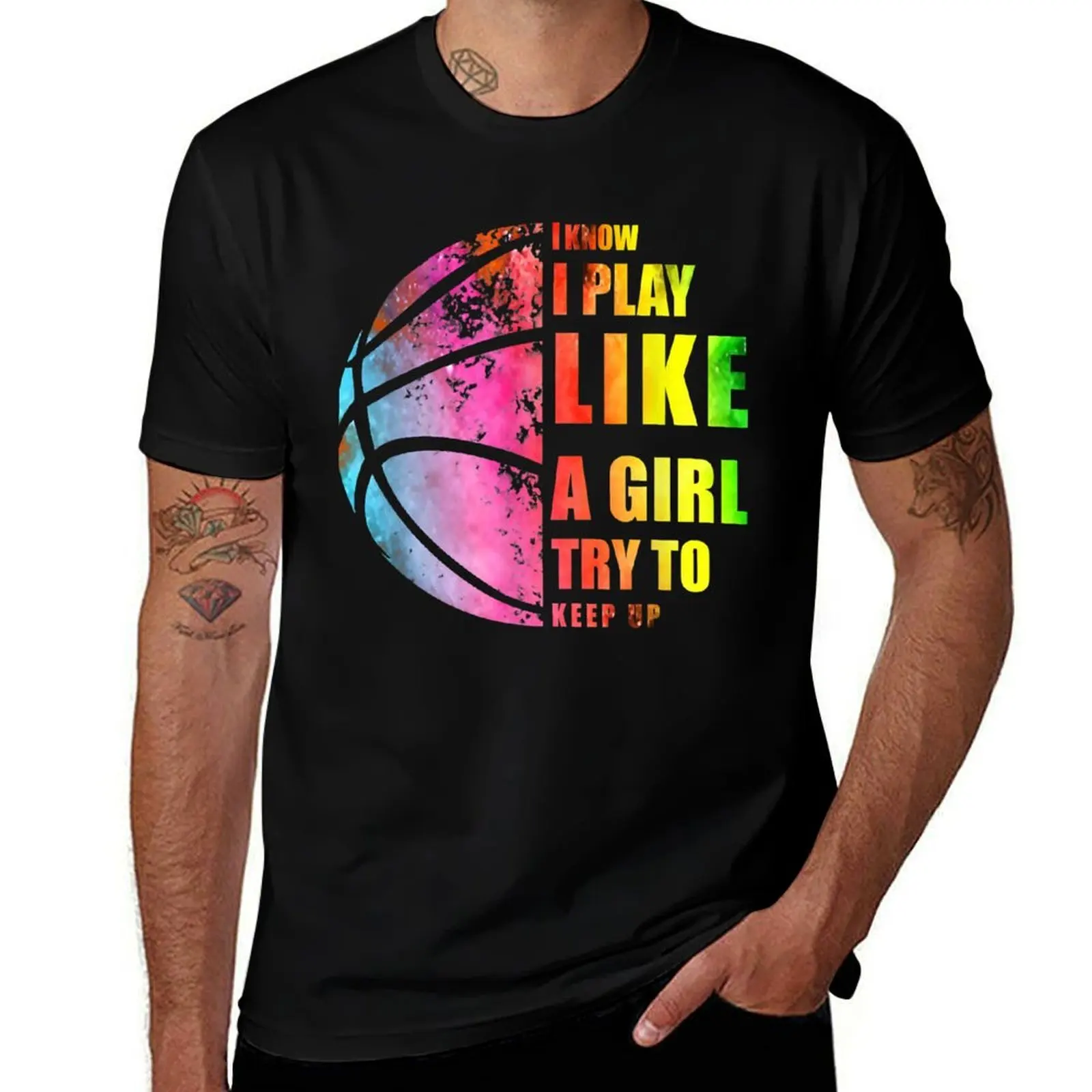 I Know I Play Like A Girl Try To Keep Up Basketball lady mom T-Shirt Quick Dry Light Sports T-Shirt
I Know I Play Like A Girl Try To Keep Up Basketball lady mom T-Shirt Quick Dry Light Sports T-Shirt