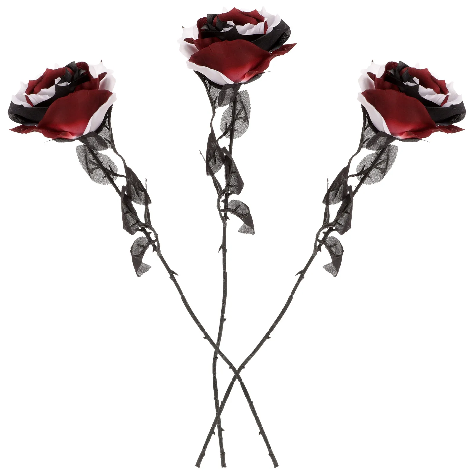 3PCS Simulation Halloween Decoration Prop Red White Black Artificial Flower Home Halloween Decoration Wedding Party nament
3PCS Simulation Halloween Decoration Prop Red White Black Artificial Flower Home Halloween Decoration Wedding Party nament
