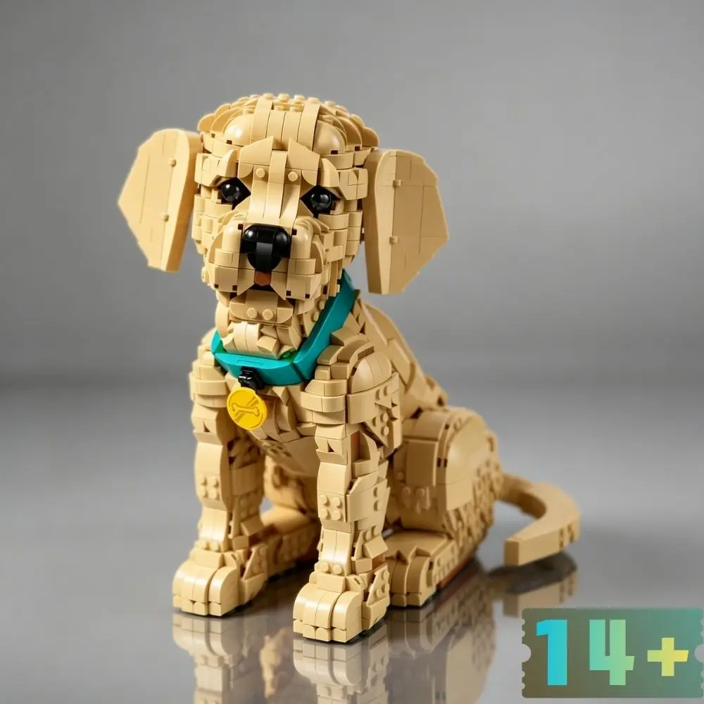 Animal Model 2102PCS Realistic Golden Retriever Puppy 11384 Building Set Creative for Adult Collectors & Home Display
Animal Model 2102PCS Realistic Golden Retriever Puppy 11384 Building Set Creative for Adult Collectors & Home Display