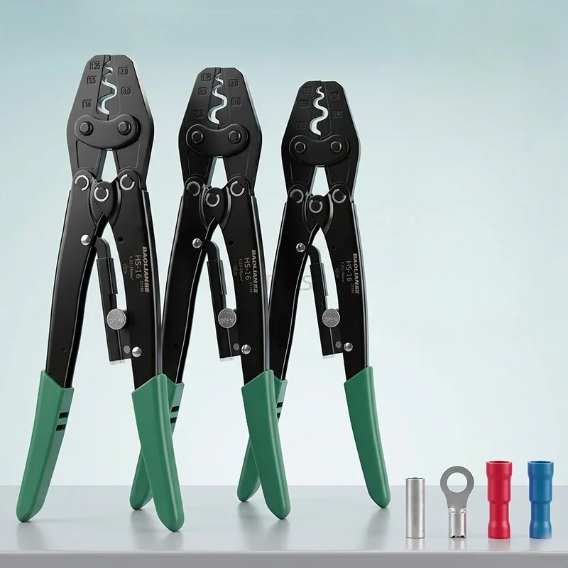 Wire Crimping Pliers Jaw Ratchet Labor-saving Cold Pressing Terminal Plug Spring Plug Module Wiring Pliers Electrical Tools
Wire Crimping Pliers Jaw Ratchet Labor-saving Cold Pressing Terminal Plug Spring Plug Module Wiring Pliers Electrical Tools