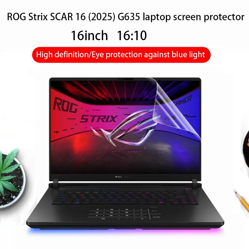 For Asus ROG Strix scar 16 2025 g635 laptop screen protector computer scratch-proof film anti-reflective keyboard film g645 2024
For Asus ROG Strix scar 16 2025 g635 laptop screen protector computer scratch-proof film anti-reflective keyboard film g645 2024