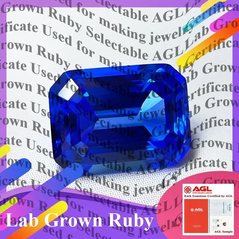 Top Lab Grown Cobalt Spinel Emerald Cut Gemstone For DIY Ring Necklace Earrings Main Materials Selectable AGL Certificate
Top Lab Grown Cobalt Spinel Emerald Cut Gemstone For DIY Ring Necklace Earrings Main Materials Selectable AGL Certificate