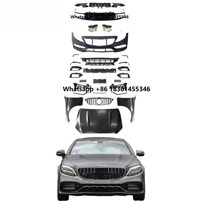 For C-Class W205 Refitted C63 Front Rear Bumper Engine Hood Fenders Durable Flash Sale!Auto Parts Car Body Kit
For C-Class W205 Refitted C63 Front Rear Bumper Engine Hood Fenders Durable Flash Sale!Auto Parts Car Body Kit