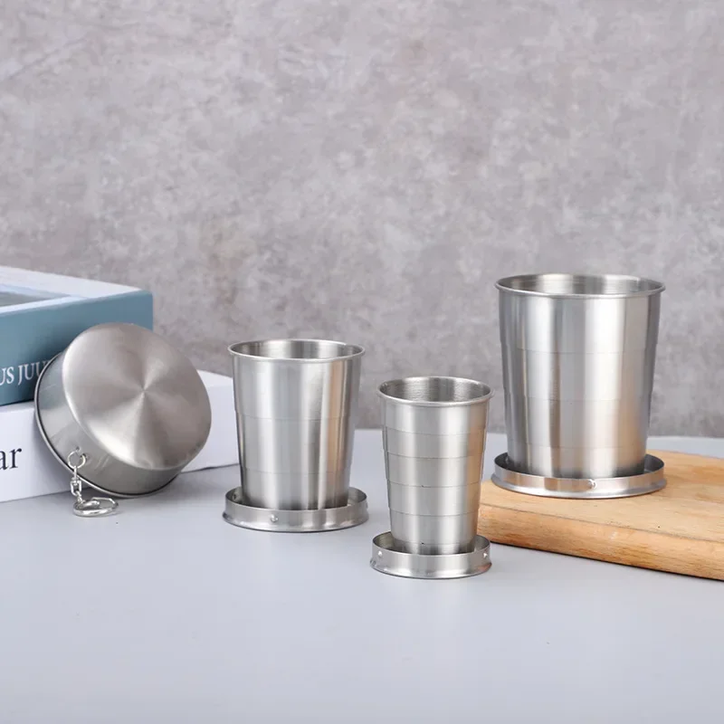 Stainless Steel Folding Cup Portable Outdoor Travel Camping Telescopic Cup Ourdoor Foldable Drinkware 75ml/150ml/250ml
Stainless Steel Folding Cup Portable Outdoor Travel Camping Telescopic Cup Ourdoor Foldable Drinkware 75ml/150ml/250ml