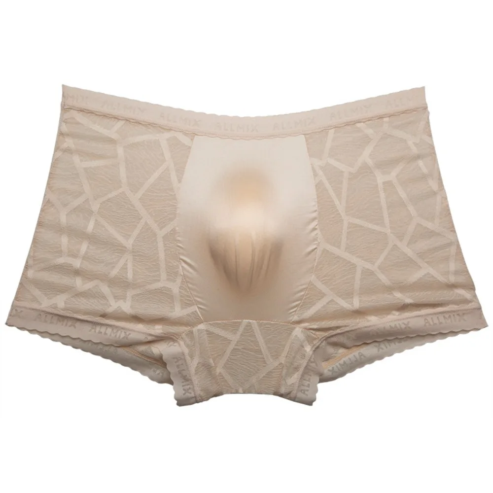 Comfortable Low Waist Men Boxer Briefs Ice Silk Underpants Lace Shorts Boxers Mesh Thin Breathable Underwear for Men Men
Comfortable Low Waist Men Boxer Briefs Ice Silk Underpants Lace Shorts Boxers Mesh Thin Breathable Underwear for Men Men