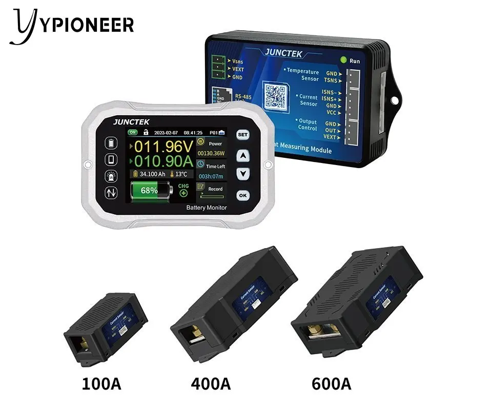 Battery Monitor Bluetooth KH140F DC 0-120V 100A 400A Battery Tester Voltage Current VA Battery Coulomb Meter Capacity Indicator
Battery Monitor Bluetooth KH140F DC 0-120V 100A 400A Battery Tester Voltage Current VA Battery Coulomb Meter Capacity Indicator