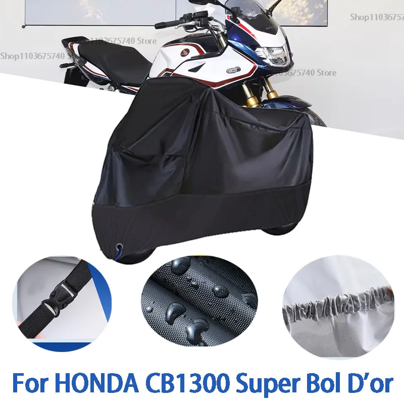 Полные чехлы для мотоциклов для HONDA CB1300, супер четыре автомобиля, защита от солнца на открытом воздухе, защита от пыли, без ушей, утолщенный оксфордский чехол
Полные чехлы для мотоциклов для HONDA CB1300, супер четыре автомобиля, защита от солнца на открытом воздухе, защита от пыли, без ушей, утолщенный оксфордский чехол