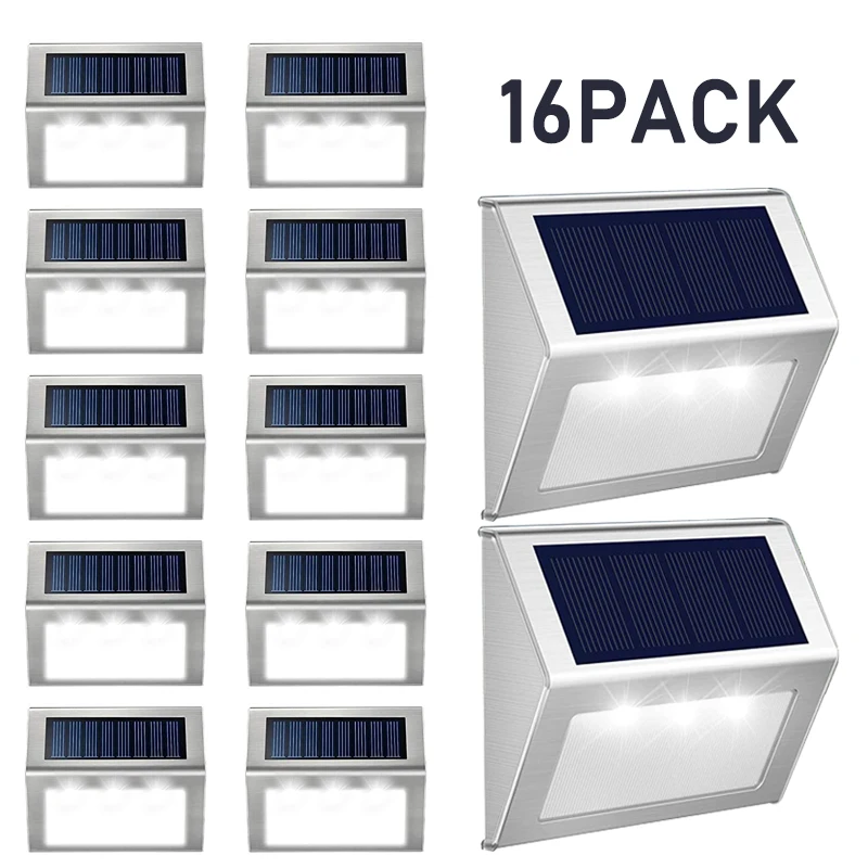 Solar Power Deck Step Lights Outdoor Waterproof Garden Wall Decor Solar Lamp For Yard Fence Stair Walkway
Solar Power Deck Step Lights Outdoor Waterproof Garden Wall Decor Solar Lamp For Yard Fence Stair Walkway
