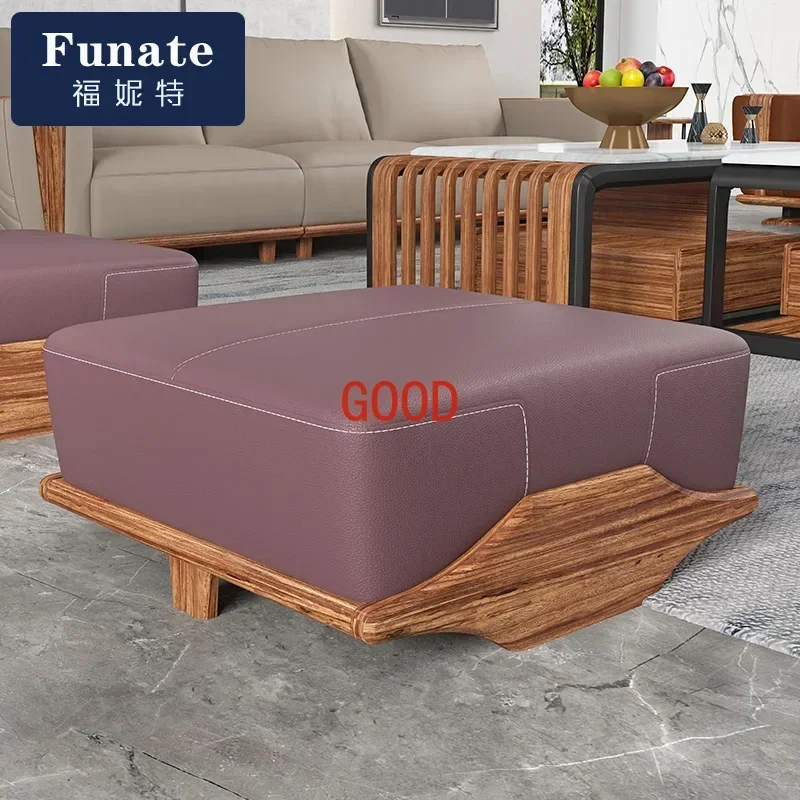 Genuine Leather Pedal Shoes Sofa Stool Living Room Nordic Light Luxury Solid Wood Bed End Stool
Genuine Leather Pedal Shoes Sofa Stool Living Room Nordic Light Luxury Solid Wood Bed End Stool