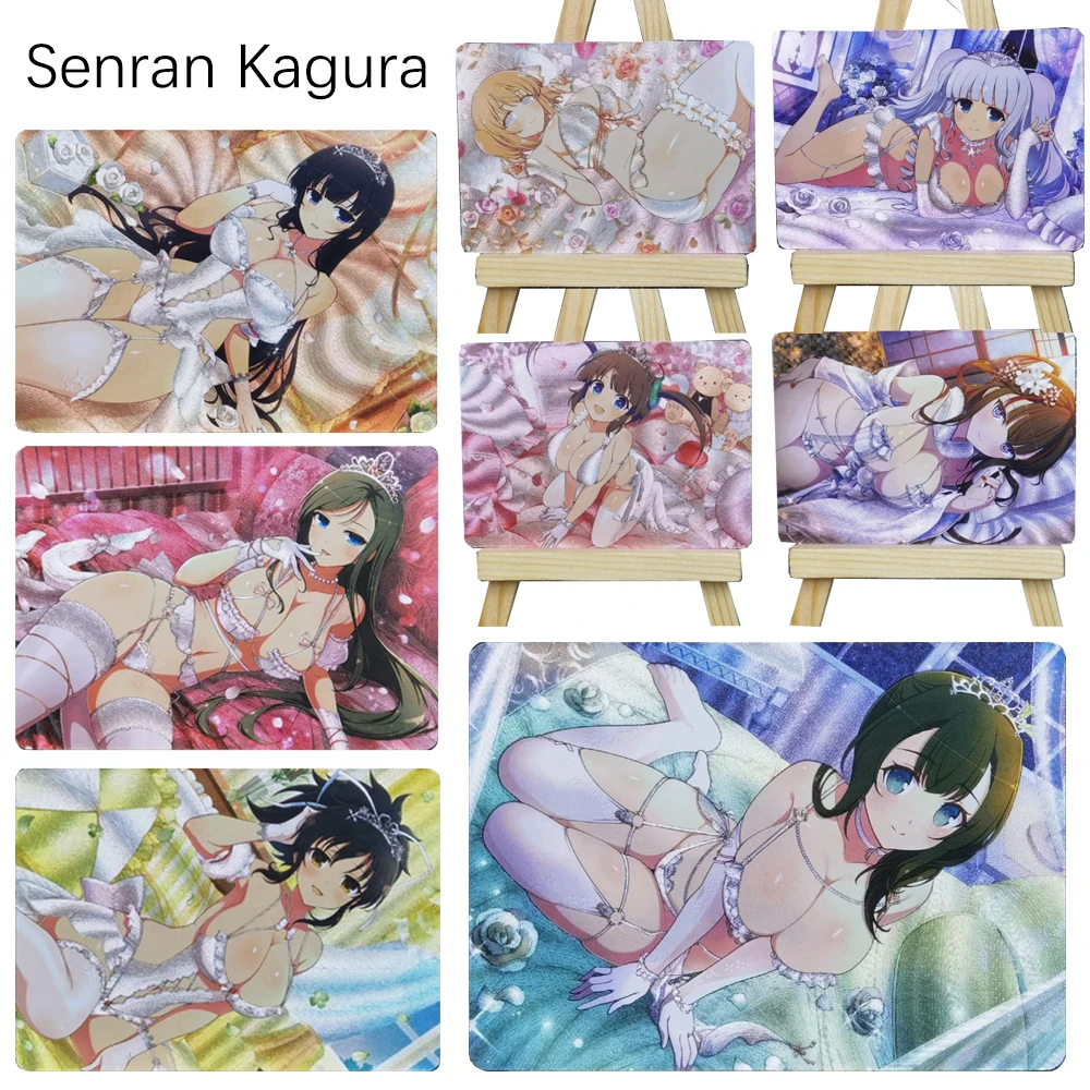Сенран Кагура DIY 9 шт./компл. Asuka Ikaruga Katsuragi Haruka Murasaki Hikage текстурированные блестящие коллекционные карты праздничные подарки
Сенран Кагура DIY 9 шт./компл. Asuka Ikaruga Katsuragi Haruka Murasaki Hikage текстурированные блестящие коллекционные карты праздничные подарки