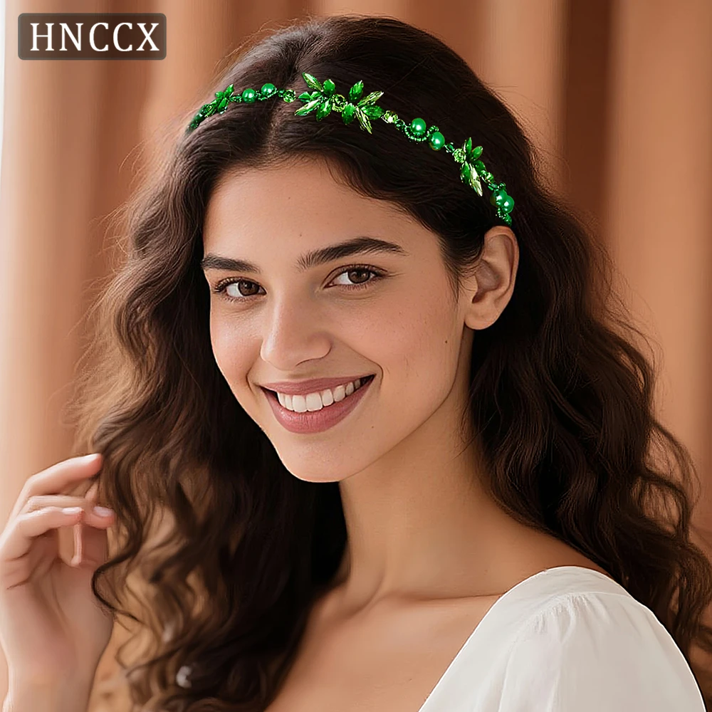 HNCCX Bridal Hair Accessories Pearl Rhinestone Headband Woman Wedding Headpieces Bride Girls Headwear Beaded Headpiece CP132 
HNCCX Bridal Hair Accessories Pearl Rhinestone Headband Woman Wedding Headpieces Bride Girls Headwear Beaded Headpiece CP132