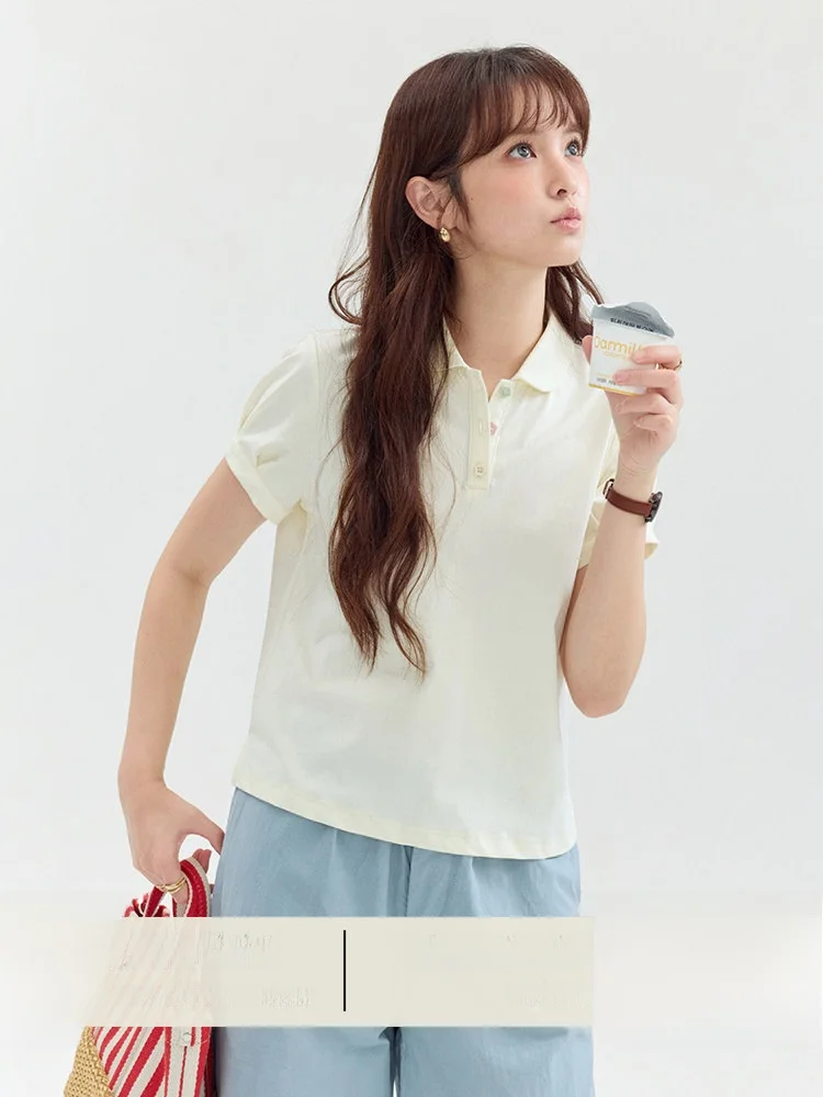 AMUU Original Floral Button Neck Short Sleeve T-Shirt Women Summer New Style Korean Loose Fit Daily Wear Cotton...
AMUU Original Floral Button Neck Short Sleeve T-Shirt Women Summer New Style Korean Loose Fit Daily Wear Cotton...