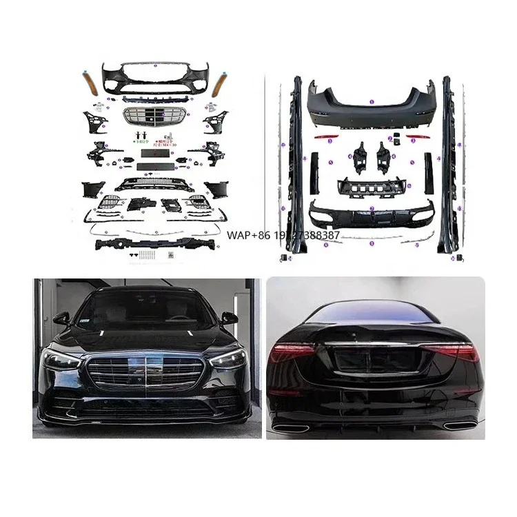 Auto Accessories W223 S-Class 2021+ Upgrade S63 S450 Front & Rear Bumper Grille Side Skirt Body Kit for
Auto Accessories W223 S-Class 2021+ Upgrade S63 S450 Front & Rear Bumper Grille Side Skirt Body Kit for