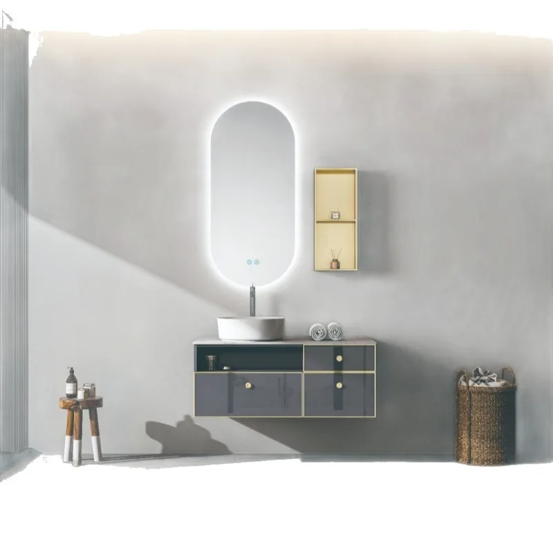 Small side cabinet oval mirror holder basin bathroom cabinet hanging cabinet wash basin single basin household
Small side cabinet oval mirror holder basin bathroom cabinet hanging cabinet wash basin single basin household