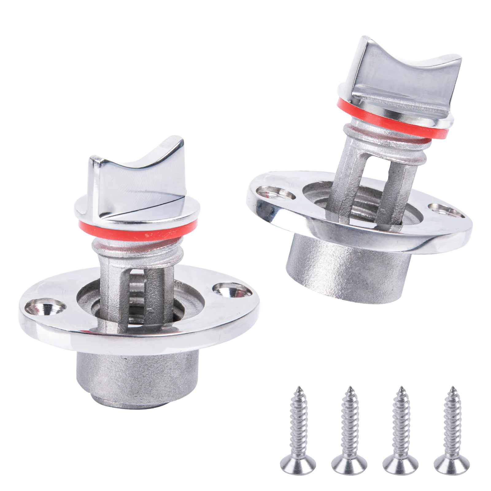 2Pcs Marine Grade 316 Stainless Steel Boat Drain Plug Kit for 1" Hole, Garboard Drain Plug with Screws for Yacht Kayak Dinghy
2Pcs Marine Grade 316 Stainless Steel Boat Drain Plug Kit for 1" Hole, Garboard Drain Plug with Screws for Yacht Kayak Dinghy