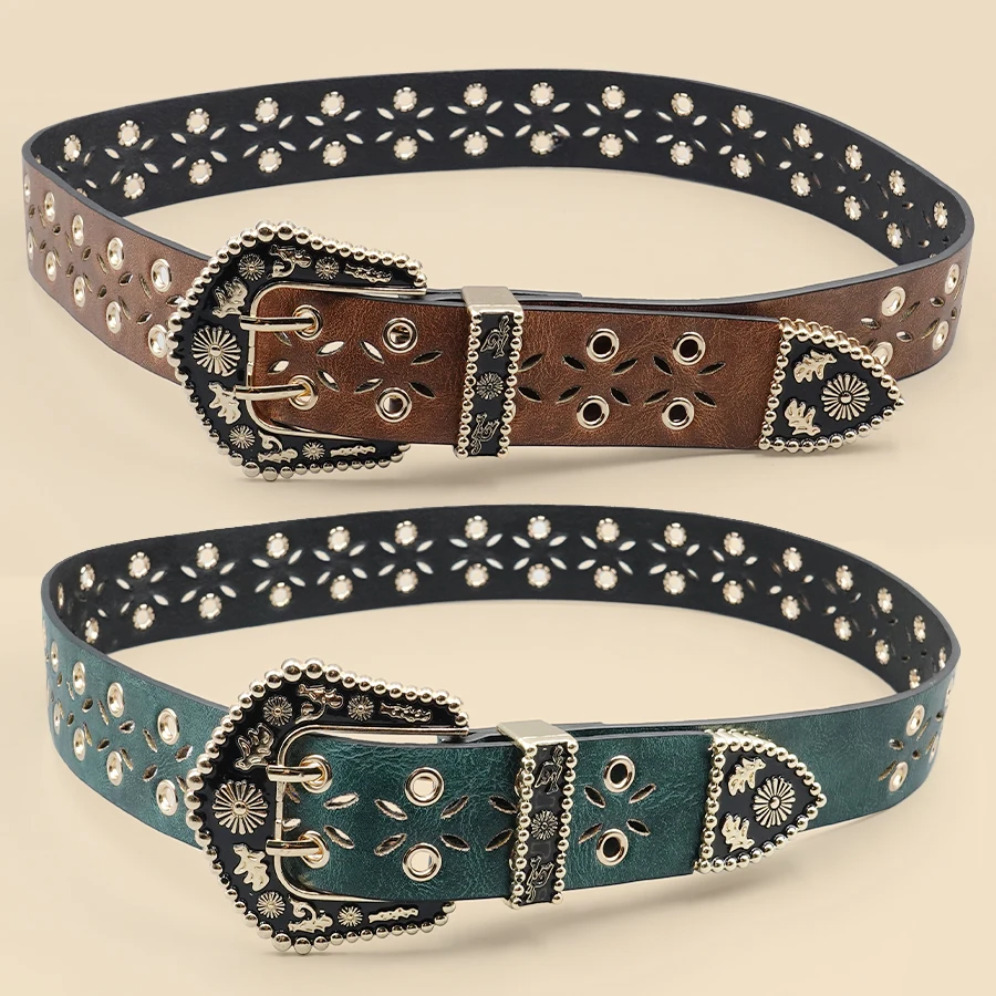 Элегантный винтажный богемный женский ремень — пояс с ажурными цветочными люверсами для повседневного ношения, свиданий и повседневного укладки
Элегантный винтажный богемный женский ремень — пояс с ажурными цветочными люверсами для повседневного ношения, свиданий и повседневного укладки