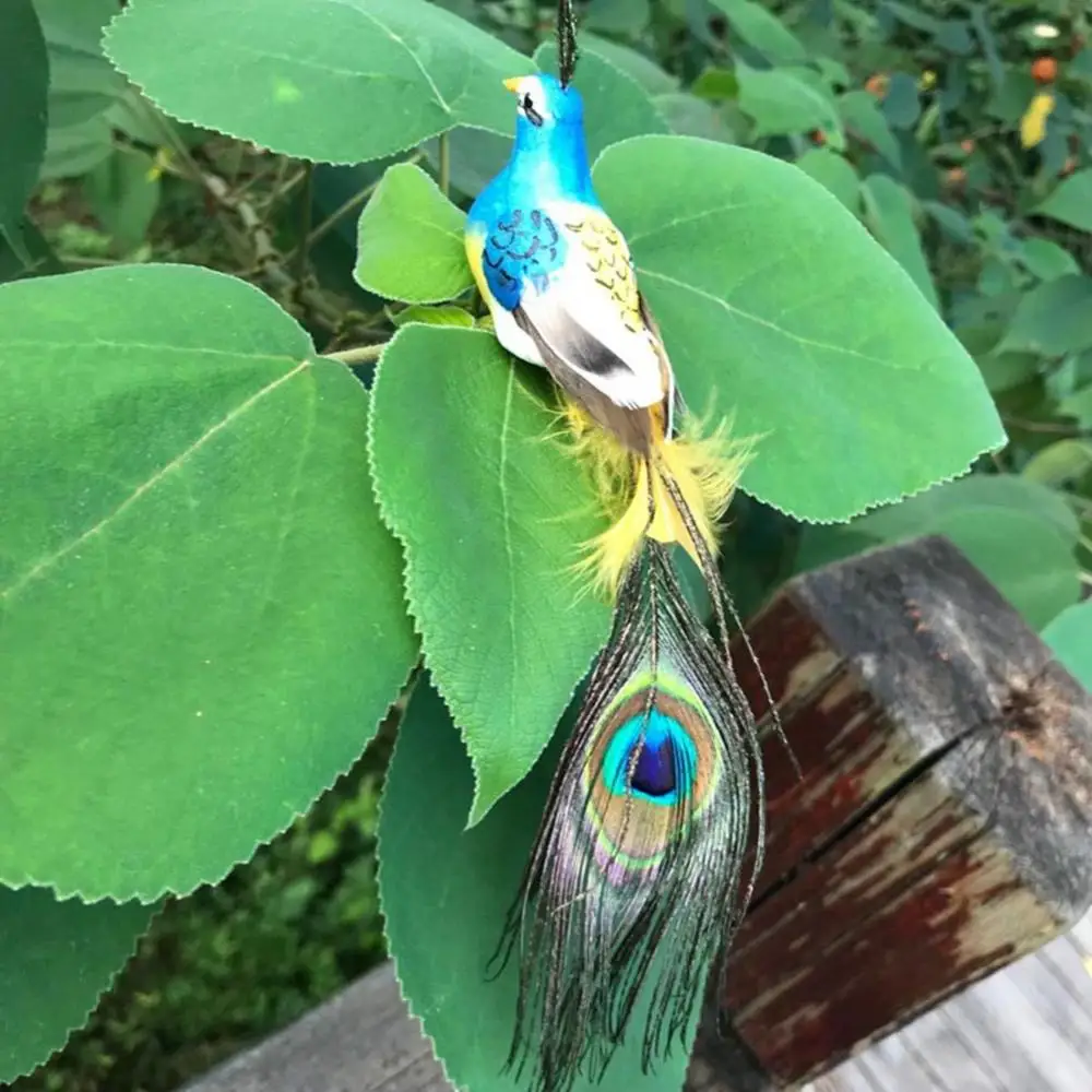 Mini Craft Decoration Home Garden Office Feathers Artificial Birds Emulation Bird Fake Peacock
Mini Craft Decoration Home Garden Office Feathers Artificial Birds Emulation Bird Fake Peacock