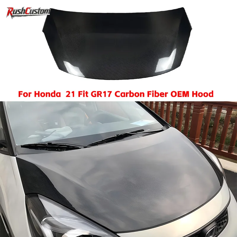 For Honda 21 Fit GR17 Carbon Fiber OEM Style Hood Engine Cover Automotive Engine Hood
For Honda 21 Fit GR17 Carbon Fiber OEM Style Hood Engine Cover Automotive Engine Hood