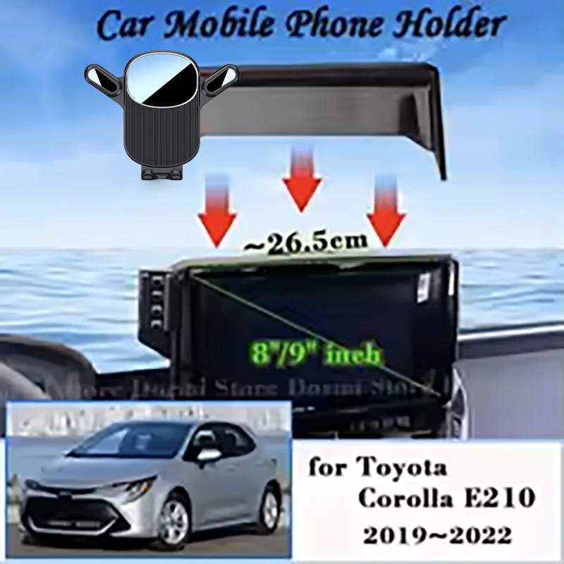Car Mount for Toyota Corolla E210 8/9" Screen 2019~2023 Air Vent Mobile Phone Holder GPS Bracket Gravity Stand Auto Accessories
Car Mount for Toyota Corolla E210 8/9" Screen 2019~2023 Air Vent Mobile Phone Holder GPS Bracket Gravity Stand Auto Accessories