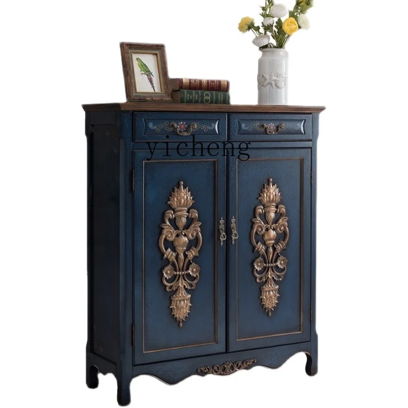 Zf Vintage Shoe Cabinet Solid Wood Small Narrow Door Small Apartment Storage Cabinet Locker Distressed Antique Carved
Zf Vintage Shoe Cabinet Solid Wood Small Narrow Door Small Apartment Storage Cabinet Locker Distressed Antique Carved