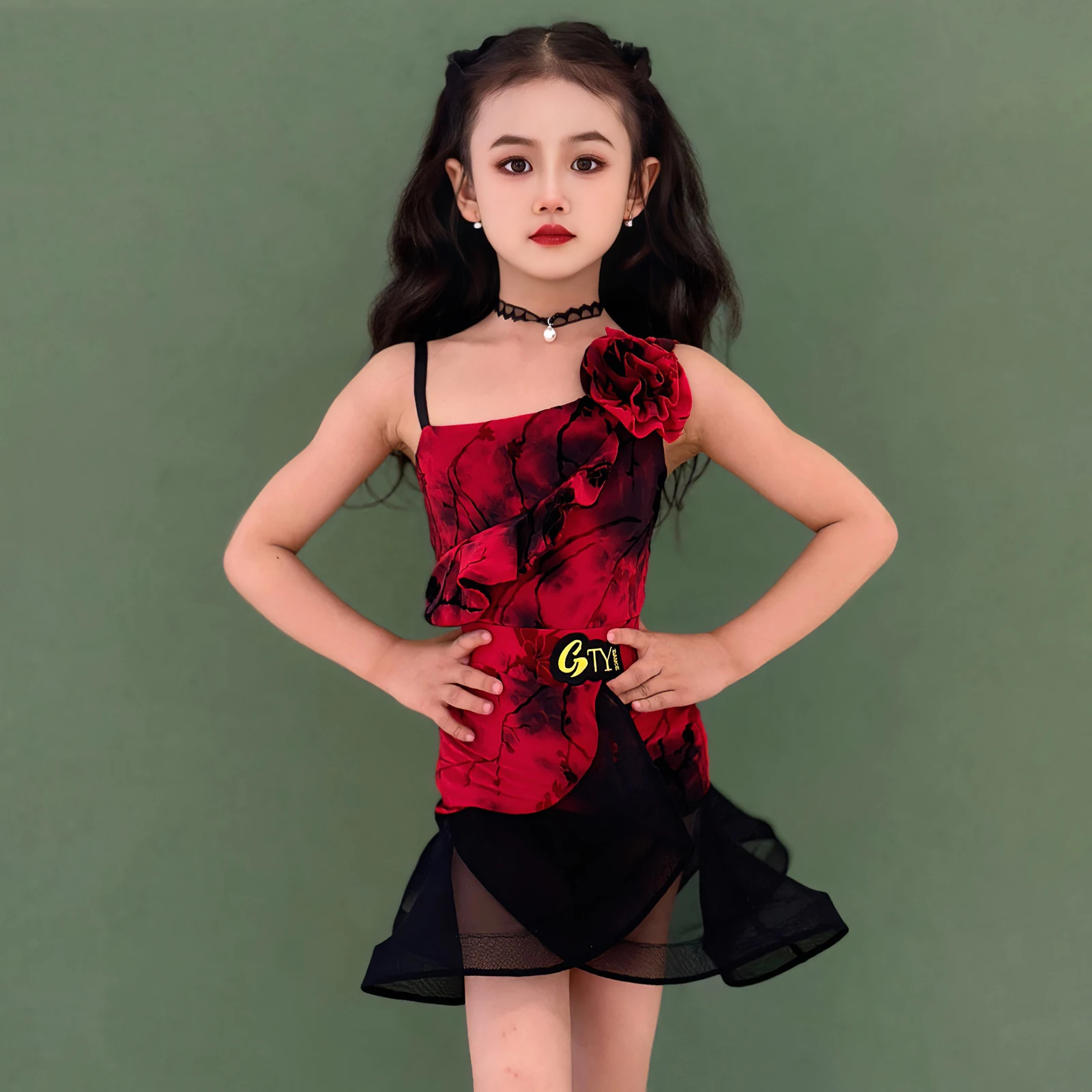 2025 Girls Dance Performance Costumes Latin Dance Print Tops Skirts Chacha Samba Practice Clothes Competition Wear DQL10921
2025 Girls Dance Performance Costumes Latin Dance Print Tops Skirts Chacha Samba Practice Clothes Competition Wear DQL10921