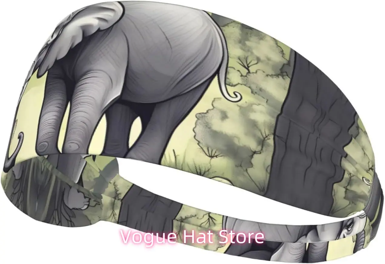 Elastic Exercise Headband, Outdoor Sports Elastic Headband, Fitness, Yoga, Running, Cycling Walking Elephant Pattern
Elastic Exercise Headband, Outdoor Sports Elastic Headband, Fitness, Yoga, Running, Cycling Walking Elephant Pattern
