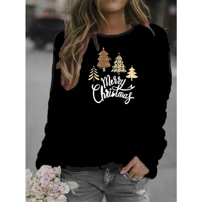 Women's Christmas Tree Crew-neck Hoodie Long-sleeved Top Aesthetic Sweatshirts Streetwear Women Sweatshirt
Women's Christmas Tree Crew-neck Hoodie Long-sleeved Top Aesthetic Sweatshirts Streetwear Women Sweatshirt