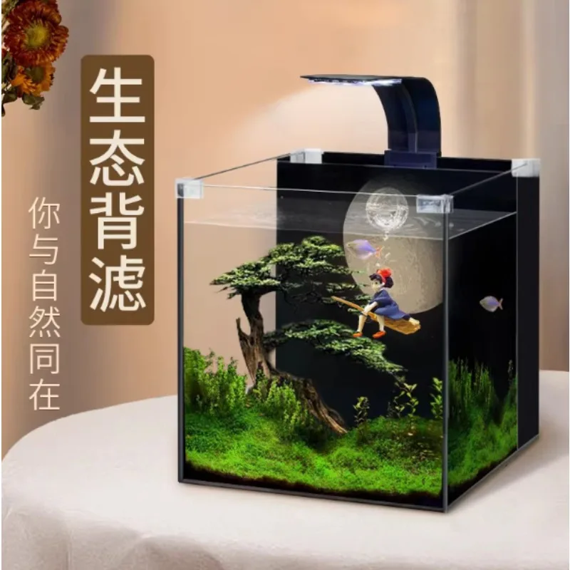 Full Set Rectangle Ultra-white Glass Mini Fish Tank Aquarium with Filter for Living Room Desktop Use Box fish aquarium
Full Set Rectangle Ultra-white Glass Mini Fish Tank Aquarium with Filter for Living Room Desktop Use Box fish aquarium