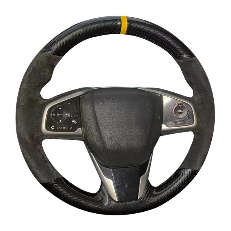 Car Steering Wheel Cover Customized Anti-Slip Suede For Honda Civic 10 X CR-V CRV Clarity 2016 2017 2018 2019 2020 2021 2022
Car Steering Wheel Cover Customized Anti-Slip Suede For Honda Civic 10 X CR-V CRV Clarity 2016 2017 2018 2019 2020 2021 2022