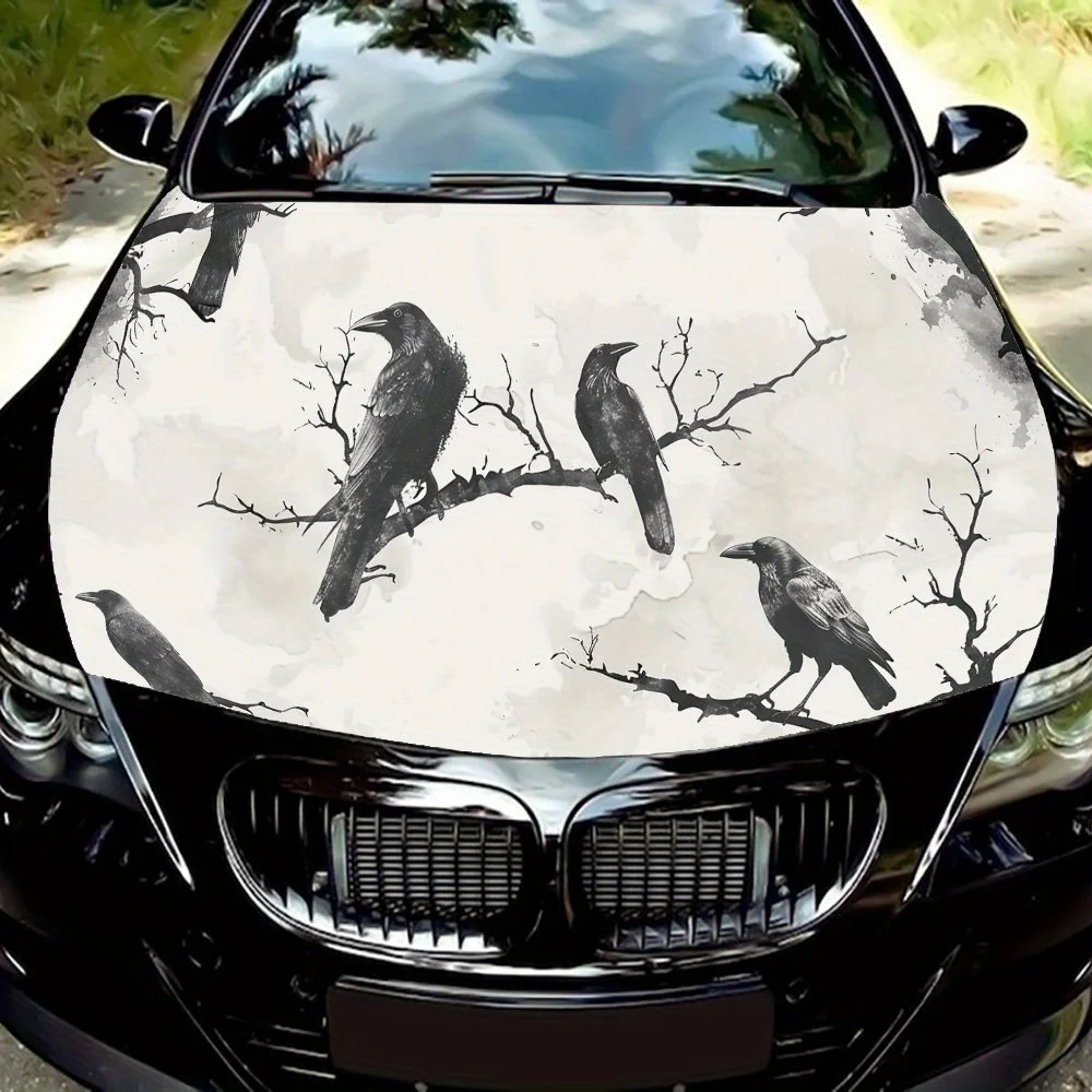 Ink - washed Raven Pattern Car hood stickers, waterproof self-adhesive car vinyl stickers, car decoration protection stickers, c
Ink - washed Raven Pattern Car hood stickers, waterproof self-adhesive car vinyl stickers, car decoration protection stickers, c