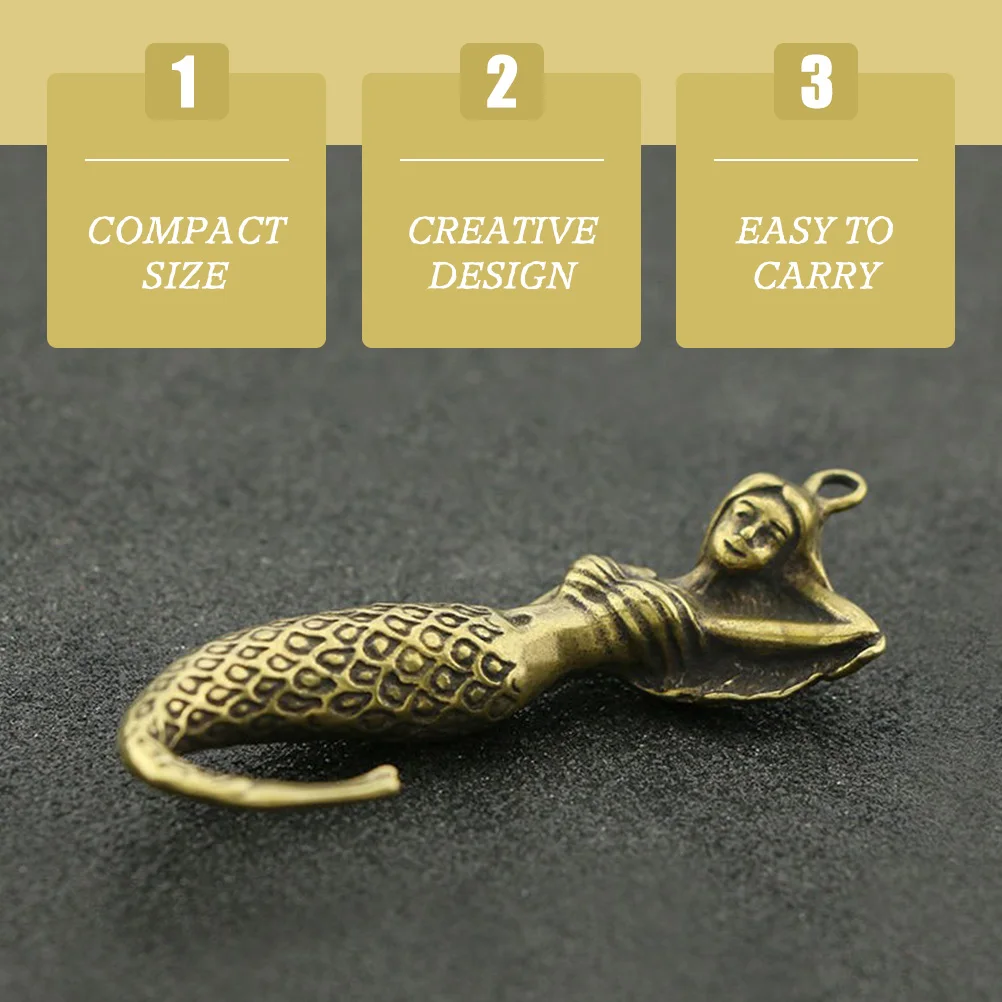 Mermaid Keychain Copper Pendant Decorative Accessory Hanging nament Compact Size Lightweight Easy Carry Sturdy Durable Creative
Mermaid Keychain Copper Pendant Decorative Accessory Hanging nament Compact Size Lightweight Easy Carry Sturdy Durable Creative