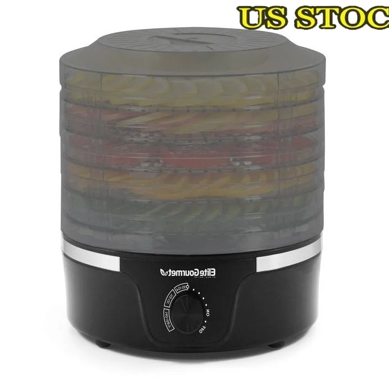Food Dehydrator 5 Tray Adjustable Temperature 95-160°F BPA Free Dishwasher Safe Electric Fruit Vegetable Jerky Dryer Healthy
Food Dehydrator 5 Tray Adjustable Temperature 95-160°F BPA Free Dishwasher Safe Electric Fruit Vegetable Jerky Dryer Healthy