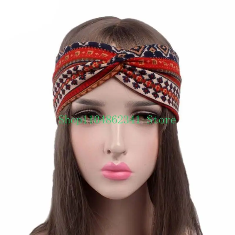 652F Women Ethnic Printed for Cross Wide Headband Twisted Turban Elastic Hairband Bea
652F Women Ethnic Printed for Cross Wide Headband Twisted Turban Elastic Hairband Bea