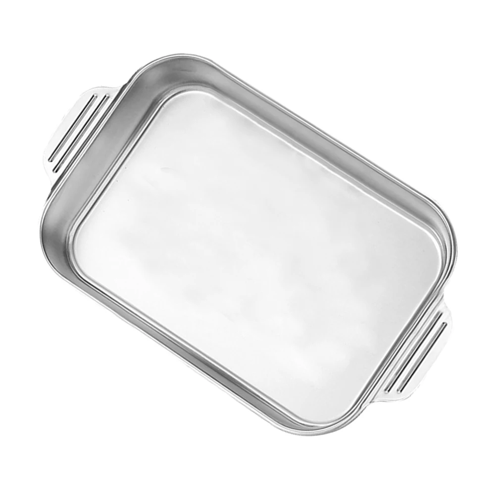 Grilled Fish Plate Stainless Steel Double Ears Bakeware Rectangular Dish Food Steaming Cooking Anti Slip Oven Safe
Grilled Fish Plate Stainless Steel Double Ears Bakeware Rectangular Dish Food Steaming Cooking Anti Slip Oven Safe