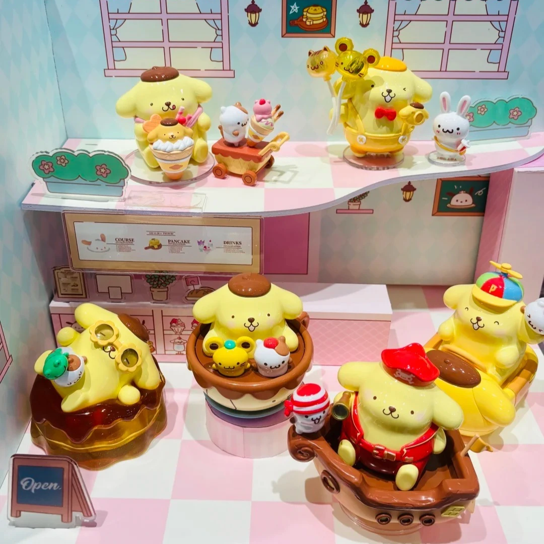 Новый Sanrio Pompompurin, серия парков развлечений, слепая коробка, милая собака-пудинг, аниме, фигурка, загадочная коробка, украшение, подарочные игрушки
Новый Sanrio Pompompurin, серия парков развлечений, слепая коробка, милая собака-пудинг, аниме, фигурка, загадочная коробка, украшение, подарочные игрушки