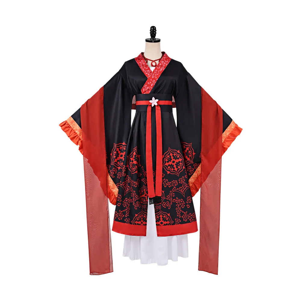 Zhu Huiyue Ancient Style Cosplay Outfit Anime Though I Am An Inept Villainess Black Chinese Hanfu Robe for Comic Con Party
Zhu Huiyue Ancient Style Cosplay Outfit Anime Though I Am An Inept Villainess Black Chinese Hanfu Robe for Comic Con Party