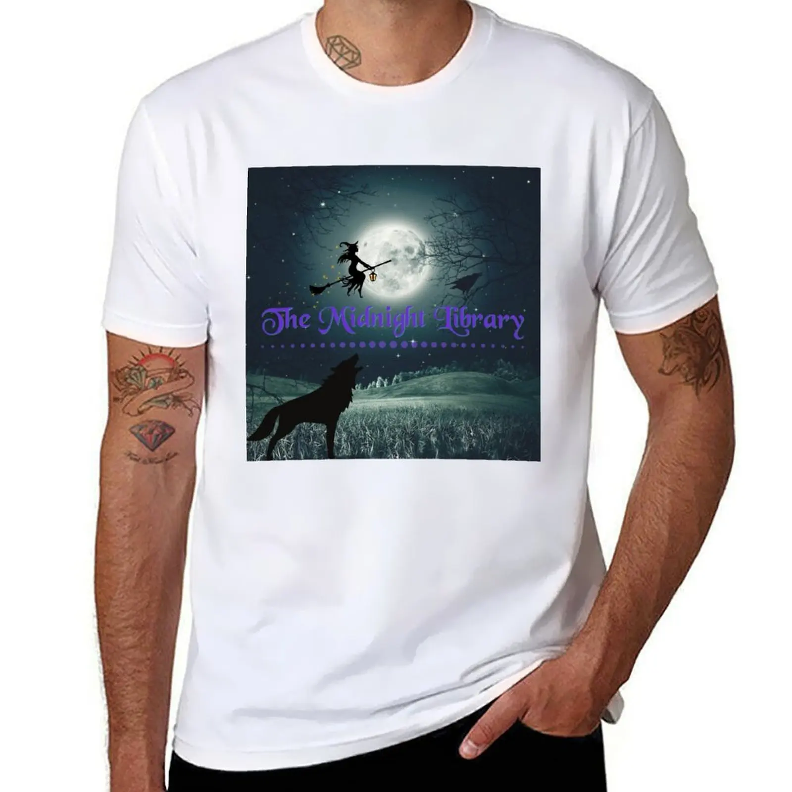 Midnight Library Spooky Nighttime Logo! T-Shirt man t shirts for men funny t shirts man T-Shirt
Midnight Library Spooky Nighttime Logo! T-Shirt man t shirts for men funny t shirts man T-Shirt