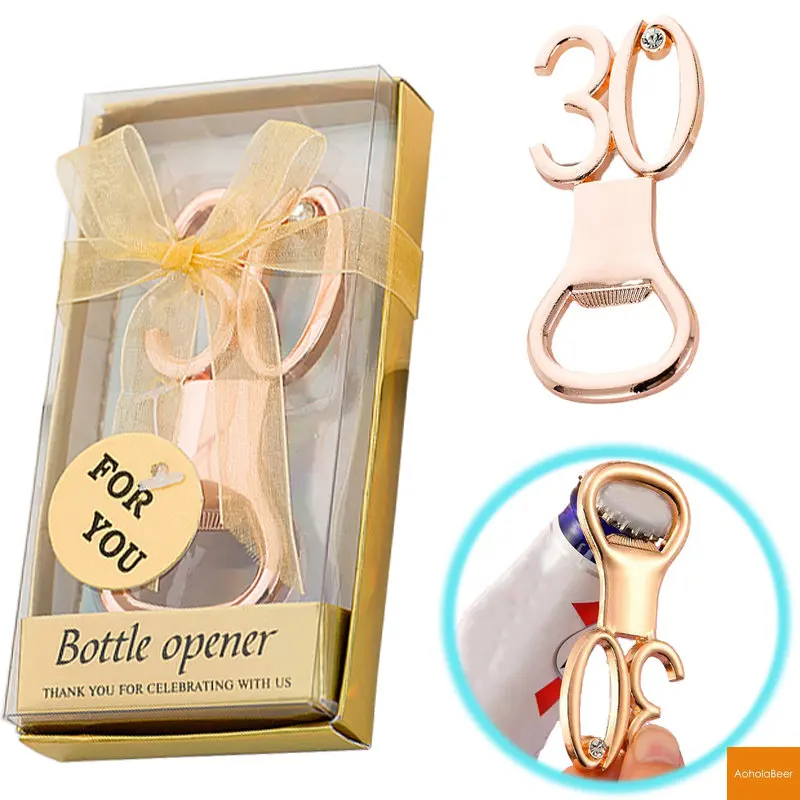 1pc 30th Anniversary Party Gifts Beer Bottle Opener Tools Gadgets Golden Funny Bottle Openers Alloy Kitchen Tools Accessories
1pc 30th Anniversary Party Gifts Beer Bottle Opener Tools Gadgets Golden Funny Bottle Openers Alloy Kitchen Tools Accessories