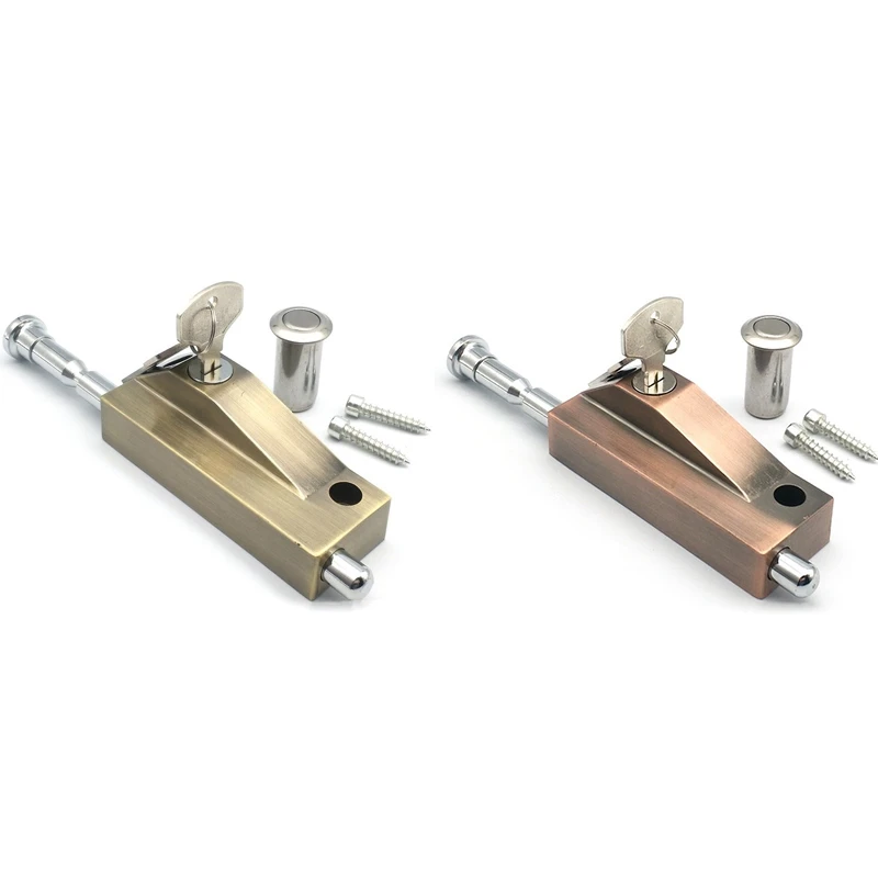 Revolving Door Latch Door Frame Door Lock Double Door Spring Latch Anti-Theft Interlocking Home Hardware Decoration
Revolving Door Latch Door Frame Door Lock Double Door Spring Latch Anti-Theft Interlocking Home Hardware Decoration