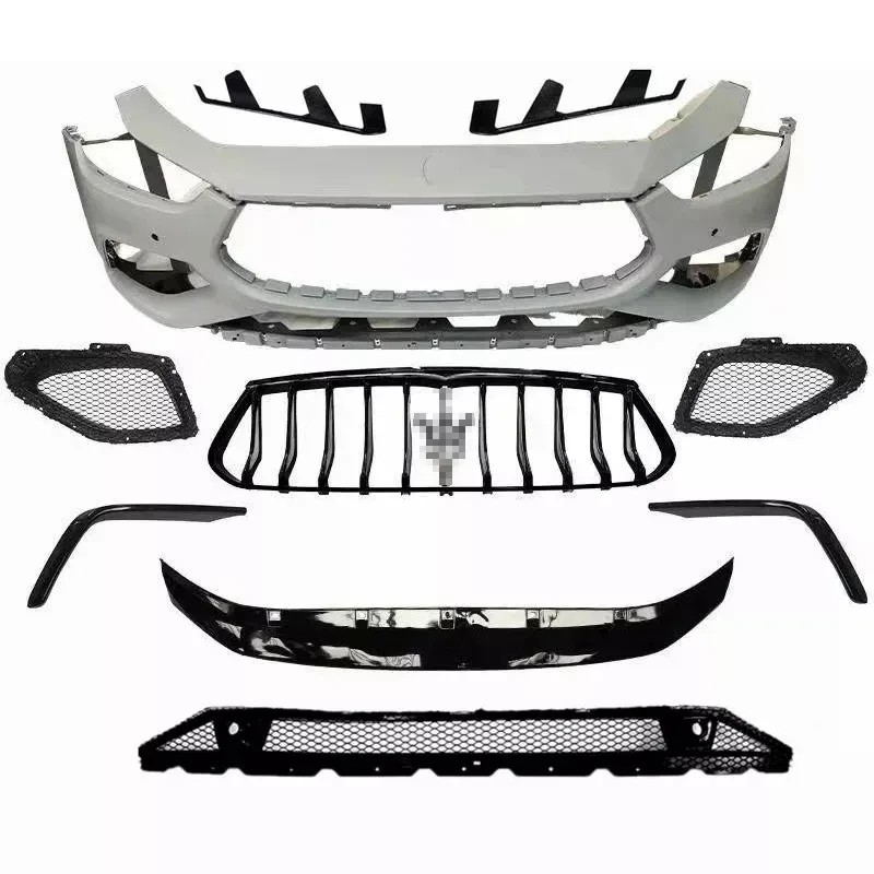 PP Body Kit Front Bumper Grille Front Lip Kit Suitable for Maserati Ghibli Retrofit Upgrade Kit
PP Body Kit Front Bumper Grille Front Lip Kit Suitable for Maserati Ghibli Retrofit Upgrade Kit