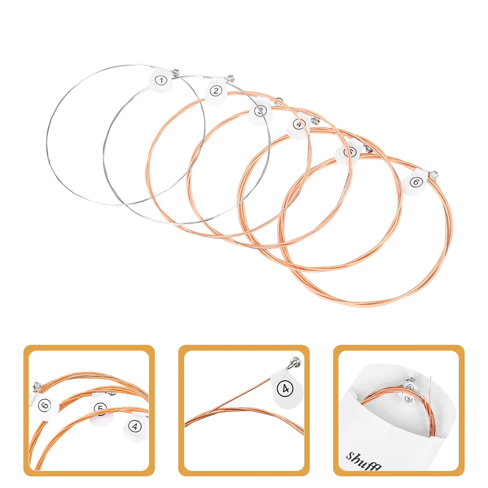 1 Set Electric Guitar Strings Replacement Metaluniversal Durable Guitar Accessories Parts Supplies Professional Musical String
1 Set Electric Guitar Strings Replacement Metaluniversal Durable Guitar Accessories Parts Supplies Professional Musical String