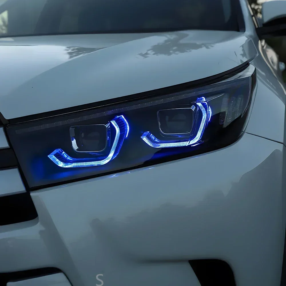 Автомобильные передние фонари для Toyota Highlander Kluger 2018-2021, автоматические фары в сборе, обновление светодиодного двойного объектива проектора, аксессуары
Автомобильные передние фонари для Toyota Highlander Kluger 2018-2021, автоматические фары в сборе, обновление светодиодного двойного объектива проектора, аксессуары